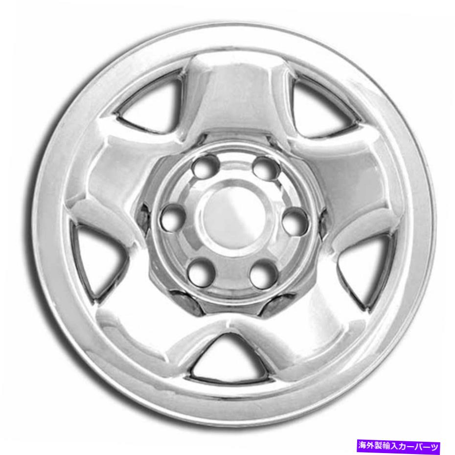 Wheel Covers Set of 4 2005-2020トヨタタコのためのプレミアムFXクローム16インチホイールスキンカバー（4個セット） Premium FX Chrome 16-inch Wheel Skin Covers (Set of 4) for 2005-2020 Toyota Taco 【並行輸入品】