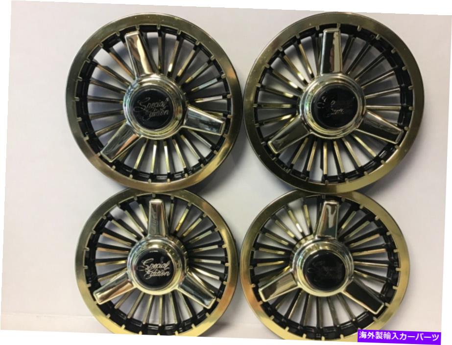 Wheel Covers Set of 4 ゴールド8\