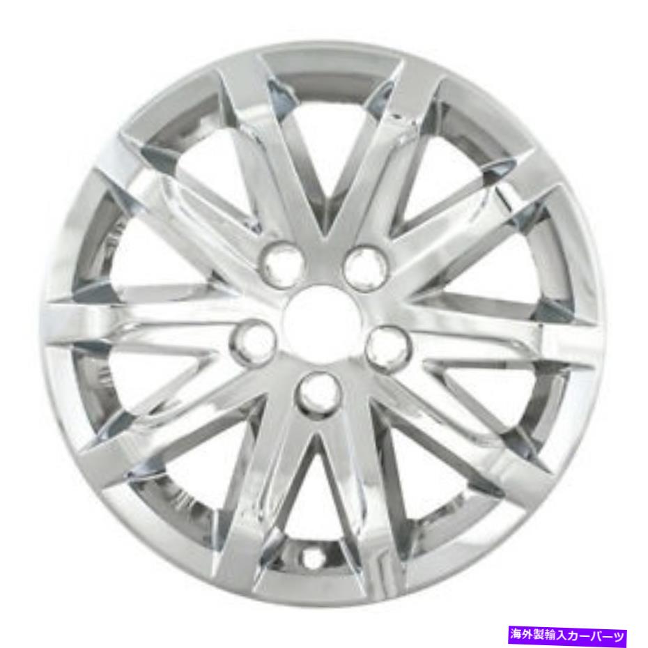 Wheel Covers Set of 4 全米IWCIMP368Xホイールカバーセット Coast To Coast IWCIMP368X Wheel Cover Set 【並行輸入品】