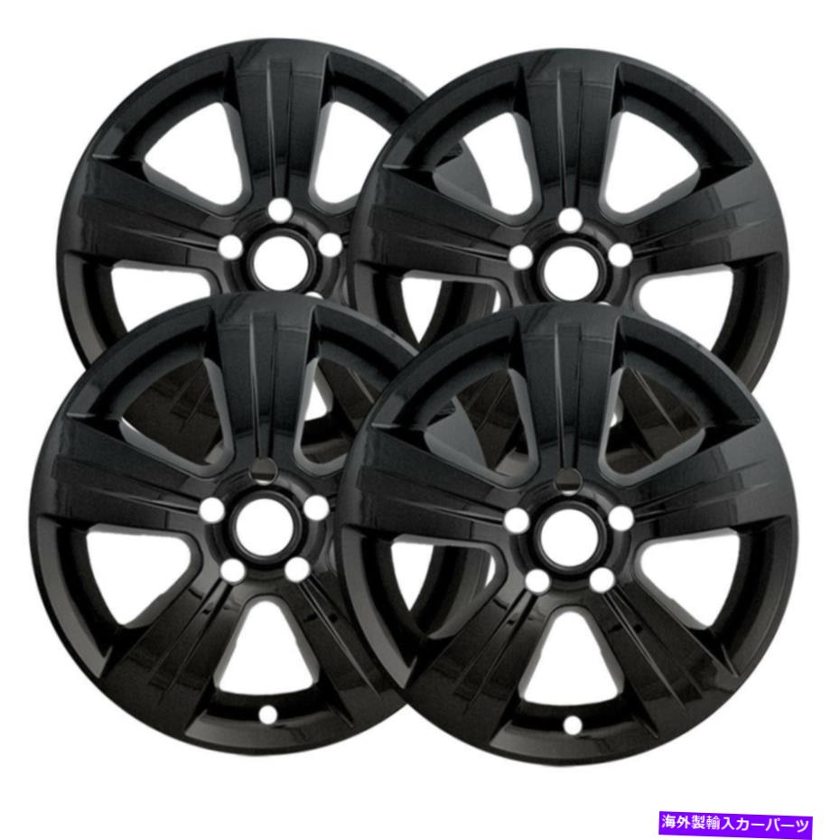 Wheel Covers Set of 4 2011-2014ジープパトリオット（4個セット）＃CWS0254ための17' グロスブラックホイールスキンカバー 17' Gloss Black Wheel Skin Covers for 2011-2014 Jeep Patriot (Set of 4) #CWS0254 【並行輸入品】 43,329円