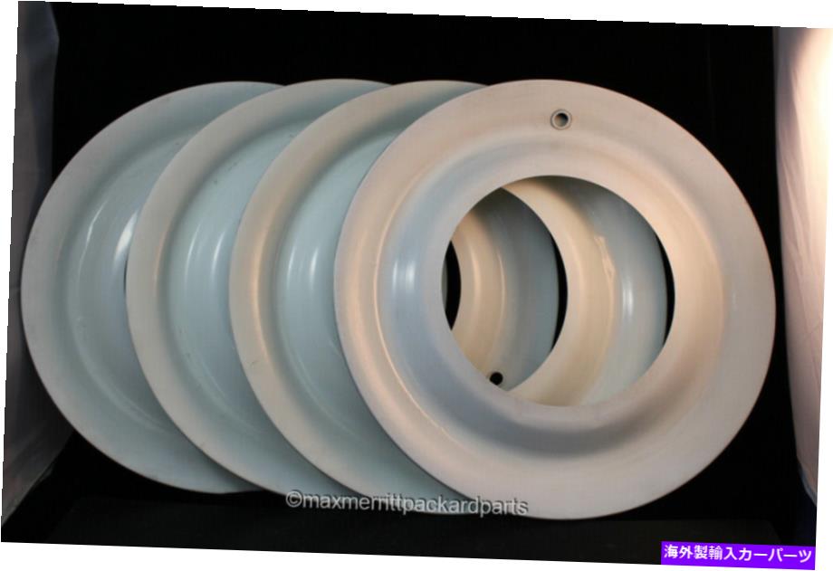 Wheel Covers Set of 4 Calnevarホワイトサイズホイールカバーハブキャップトリムリング！ - 4のSET！ - NOS！ Calnevar Whitesides Wheel Cover Hubcap Trim Rings! - SET of 4! - NOS! 【並行輸入品】
