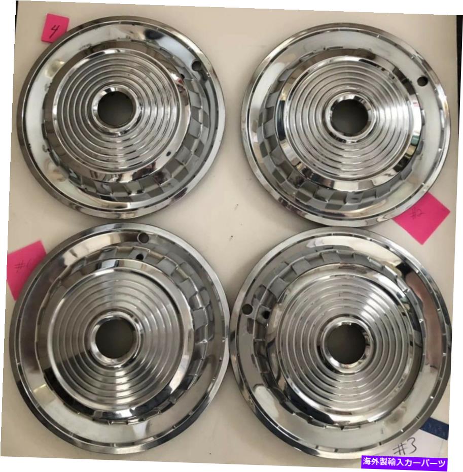 Wheel Covers Set of 4 1958マーキュリーHUBは4つのホイールカバーホイールキャップ58 NOSの14\