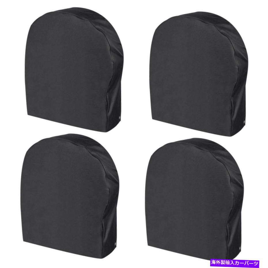 Wheel Covers Set of 4 4ヘビーデューティオックスフォードホイールはタイヤプロテクターカバーのRVホイールセット用タイヤカバー Tire Covers for RV Wheel Set of 4 Heavy Duty Oxford Wheel Covers Tire Protectors 【並行輸入品】