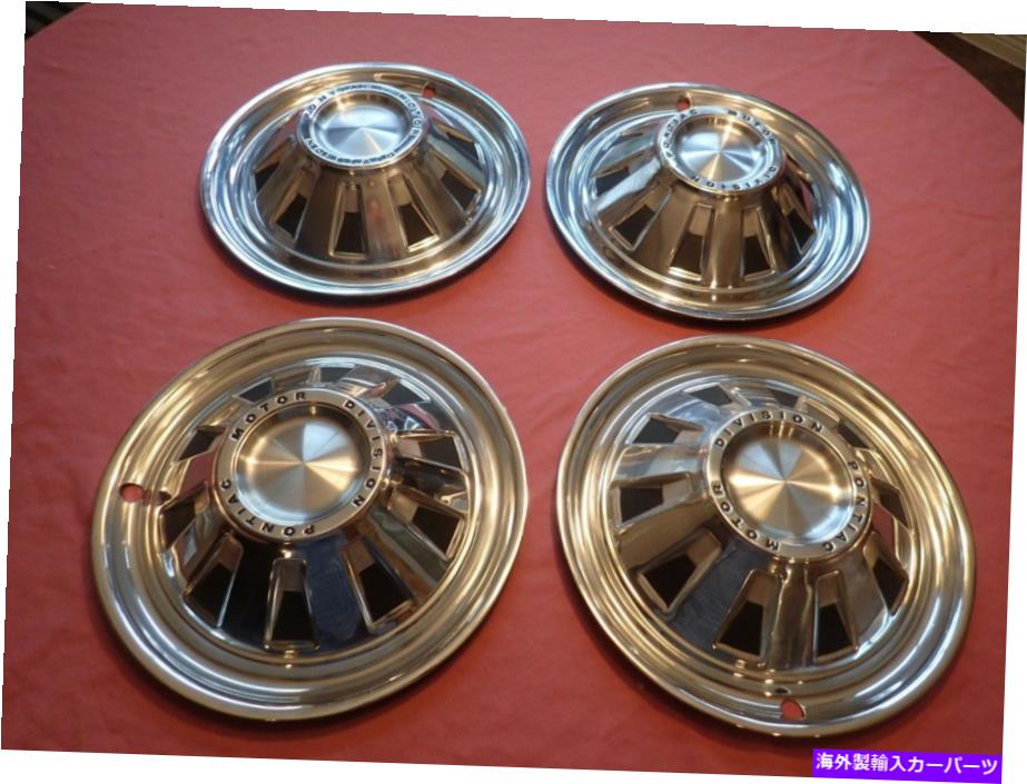 Wheel Covers Set of 4 1964ポンティアックGTOデラックスホイールカバー、4セット、NOS！ 984128 1964 Pontiac GTO Deluxe wheel covers, set of 4, NOS! 984128 【並行輸入品】