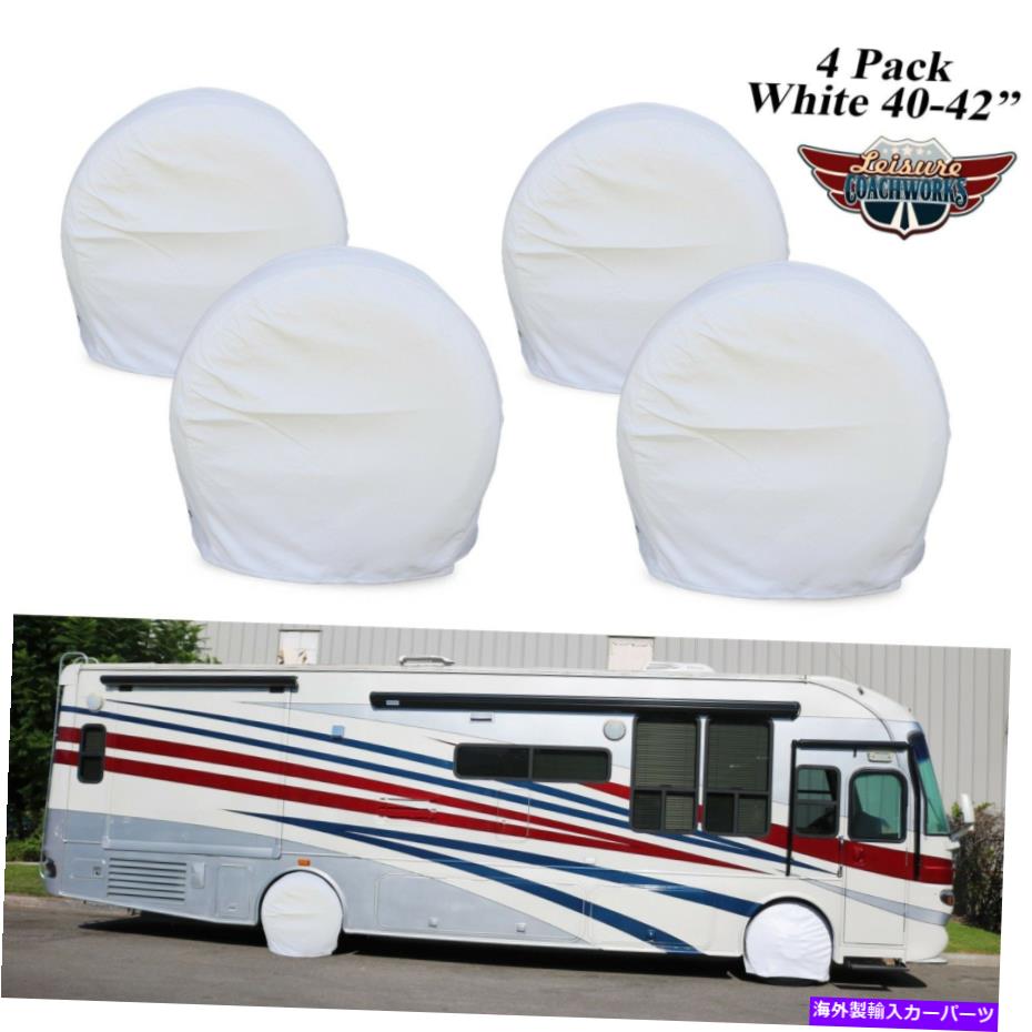 Wheel Covers Set Of 4 4 Rvホイールタイヤのセットは オートトラックの車キャンピングカーキャンピングカー40 42 直径6wをカバー Set Of 4 Rv Wheel Tire Covers Auto Truck Car Camper Motorhome 40 42 Diameter 6w Chelsesgreenhouse Com