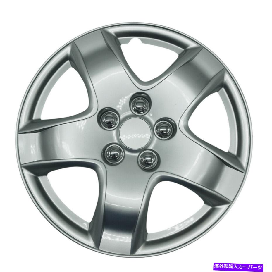 Wheel Covers Set of 4 MWC 446316ホイールカバー14インチシルバーラッカー、4のプレミアム品質のホイールキャップセット MWC 446316 Wheels Cover 14 inch Silver-Lacquer, Premium Quality Hubcaps Set of 4 【並行輸入品】｜カスタムパーツ WORLD倉庫