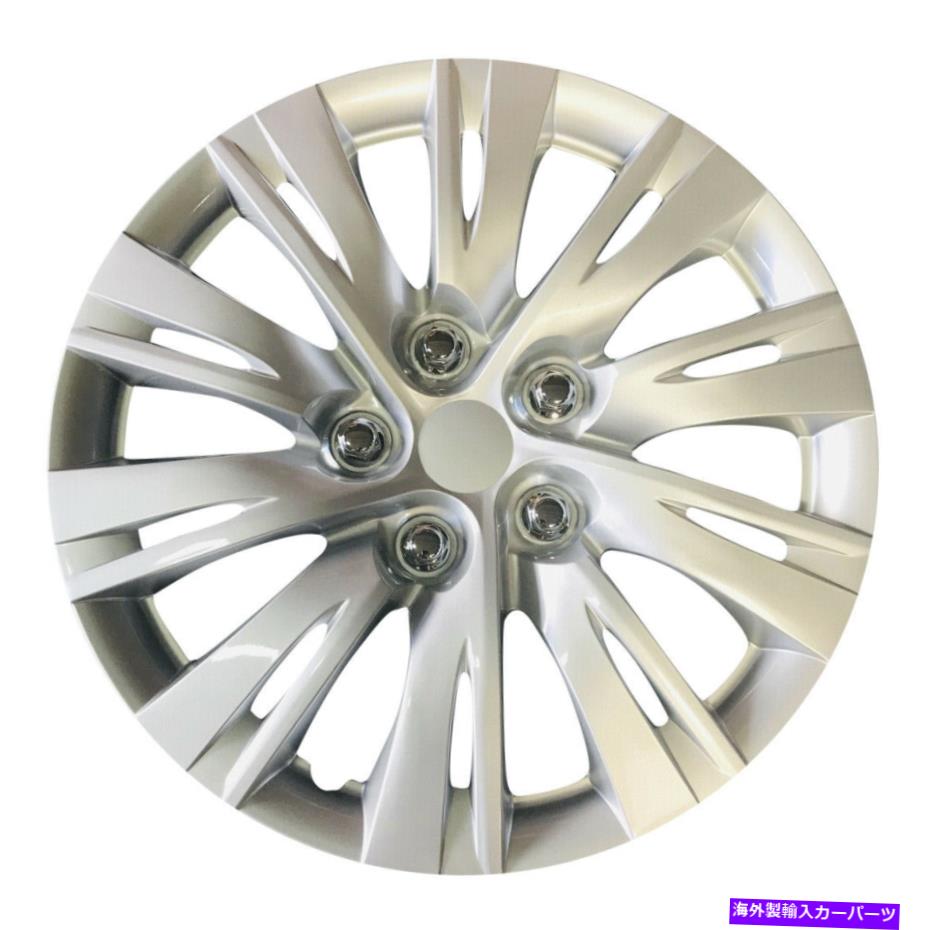 Wheel Covers Set of 4 MWC 446378ホイールカバー14インチシルバーラッカー、4のプレミアム品質のホイールキャップセット MWC 446378 Wheels Cover 14 inch Silver-Lacquer, Premium Quality Hubcaps Set of 4 【並行輸入品】｜カスタムパーツ WORLD倉庫