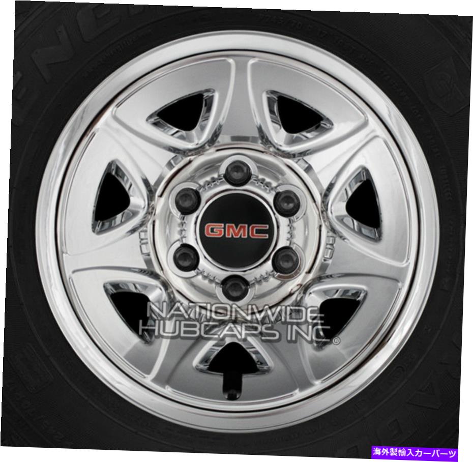 Wheel Covers Set of 4 4 2014-2017 GMC SIERRA 1500 17" クロームホイールスキンハブキャップは、7つのスポークカバーをリム 4 2014-2017 GMC SIERRA 1500 17" CHROME Wheel Skins Hub Caps Rim 7 Spoke Covers 【並行輸入品】｜カスタムパーツ WORLD倉庫