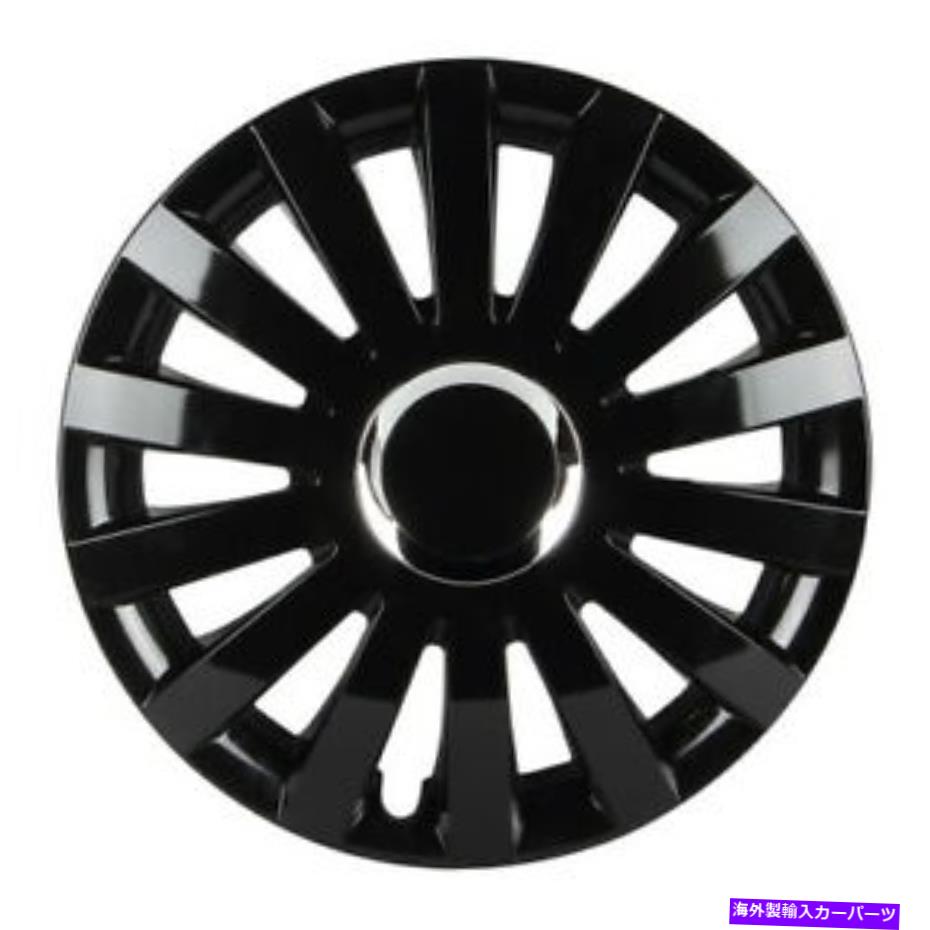 Wheel Covers Set of 4 パイロットWH550-16GB-Bホイールカバーブラック Pilot WH550-16GB-B Wheel Cover Black 【並行輸入品】｜カスタムパーツ WORLD倉庫