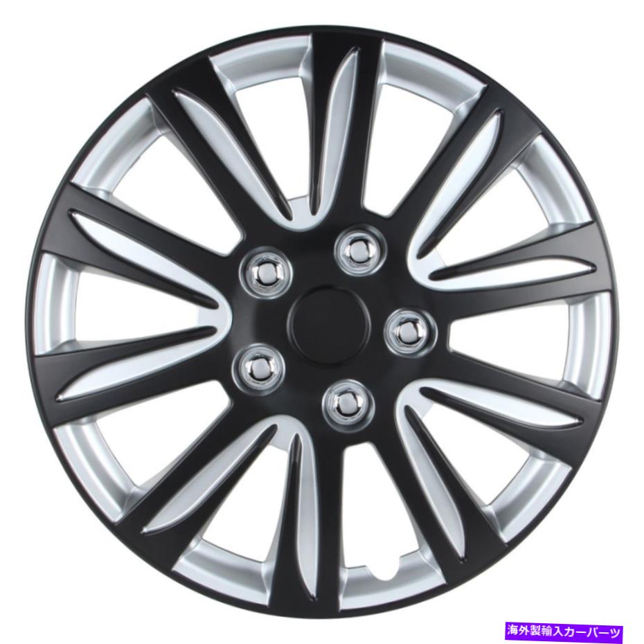 Wheel Covers Set of 4 パイロット自動車スナップオンホイールキャップホイール・リムカバー15\