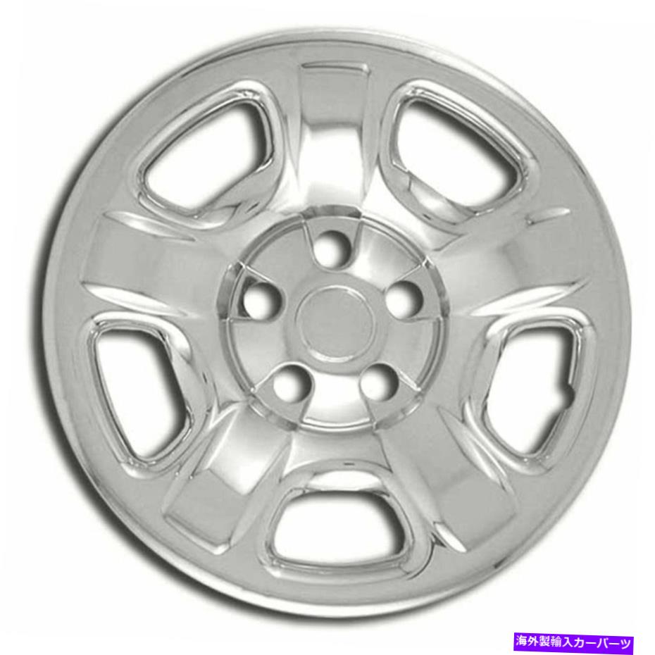 Wheel Covers Set of 4 2002-07ジープリバティ〔4のクローム16インチセット]プレミアムFX用ホイールスキンカバー Wheel Skin Covers for 2002-07 Jeep Liberty [Chrome 16-inch Set of 4] Premium FX 【並行輸入品】