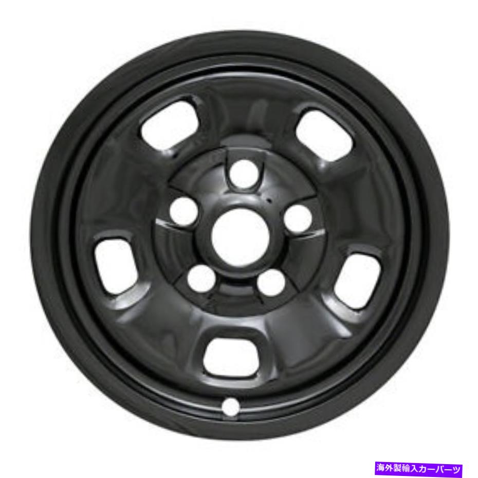 Wheel Covers Set of 4 全米IWCIMP88BLKホイールカバーセット Coast To Coast IWCIMP88BLK Wheel Cover Set 【並行輸入品】｜カスタムパーツ WORLD倉庫