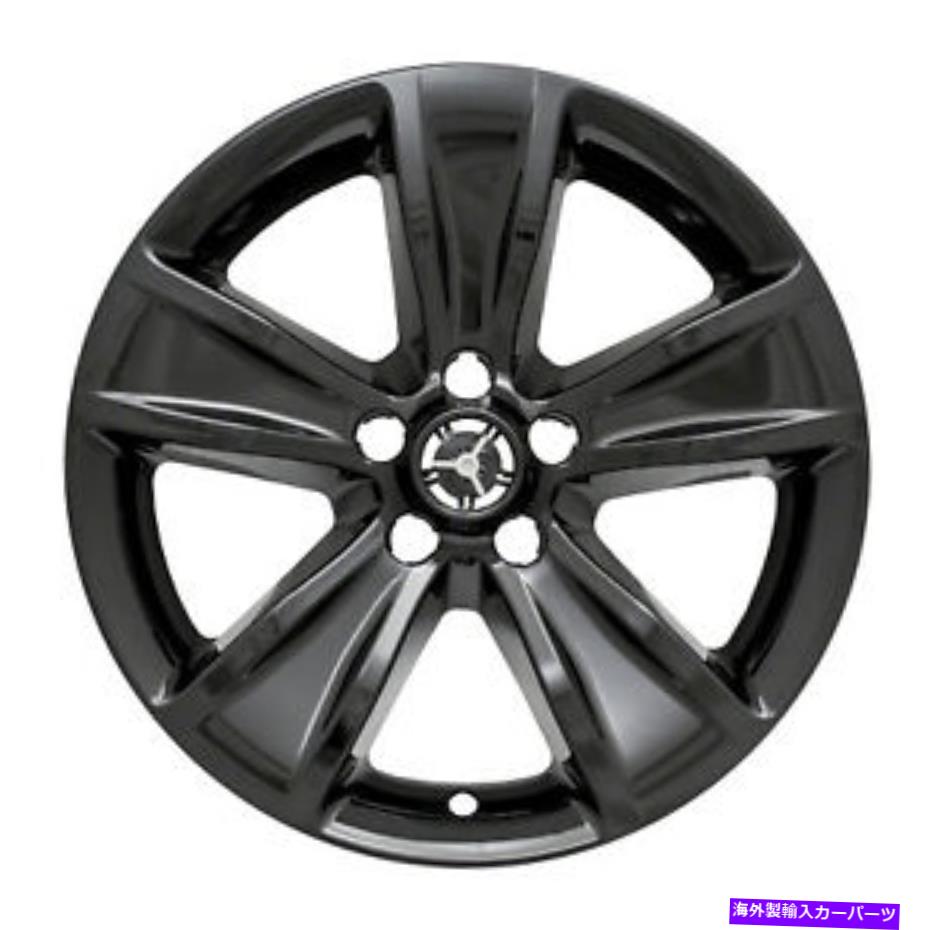 Wheel Covers Set of 4 全米IWCIMP401BLKホイールカバーセット Coast To Coast IWCIMP401BLK Wheel Cover Set 【並行輸入品】