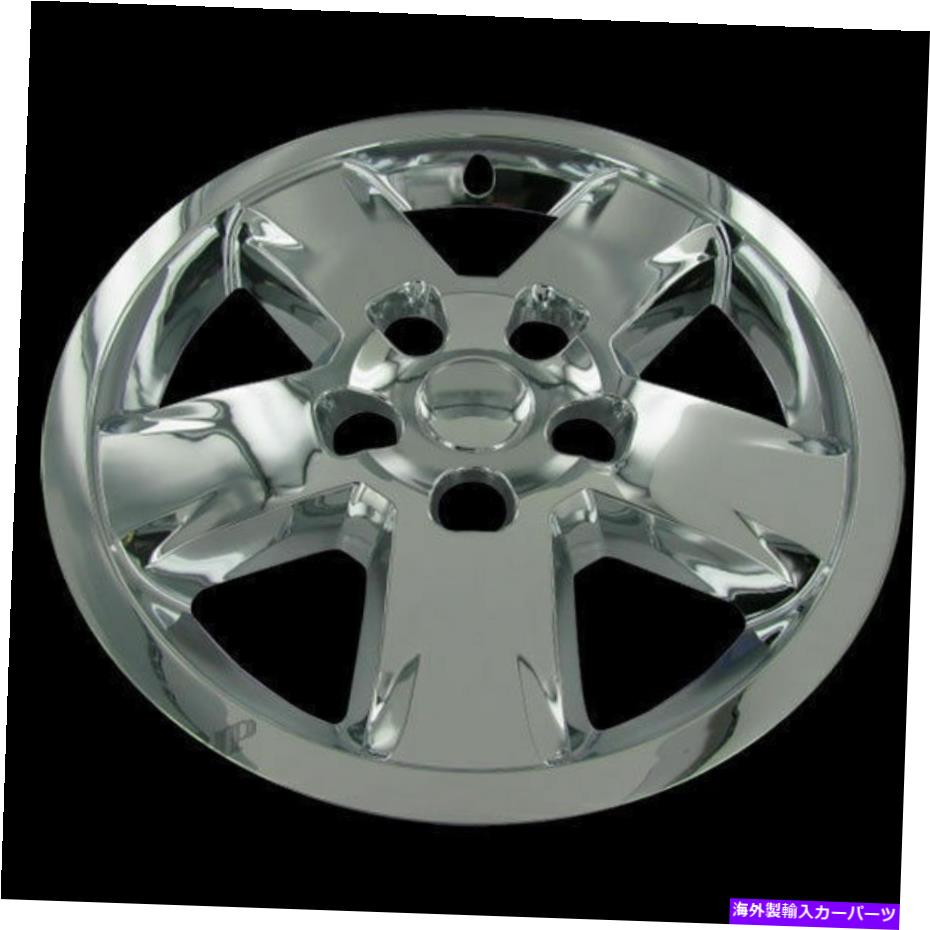 Wheel Covers Set of 4 2011年のジープグランドチェロキー17" クロームホイールスキンカバーハブキャップ - 4のセット For 2011 Jeep Grand Cherokee 17" Chrome Wheel Skin Cover Hub Caps - Set of 4 【並行輸入品】|カスタムパーツ WORLD倉庫