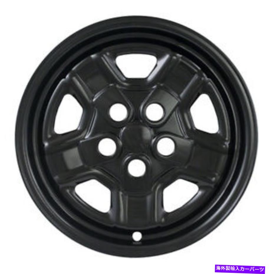 Wheel Covers Set of 4 4のCCI IWCIMP78BLK IMP78BLKホイールカバージープコンパス14-16＆パトリオット07から17セット CCI IWCIMP78BLK IMP78BLK Wheel Cover Jeep Compass 14-16 & Patriot 07-17 Set of 4 【並行輸入品】