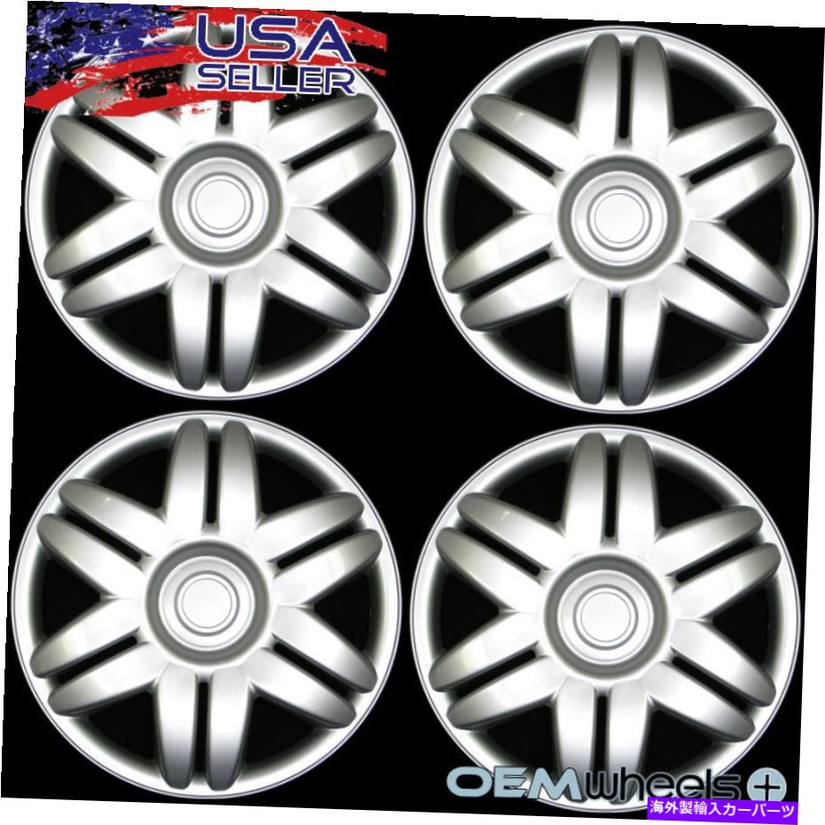 Wheel Covers Set of 4 4新しいOEMシルバー15\