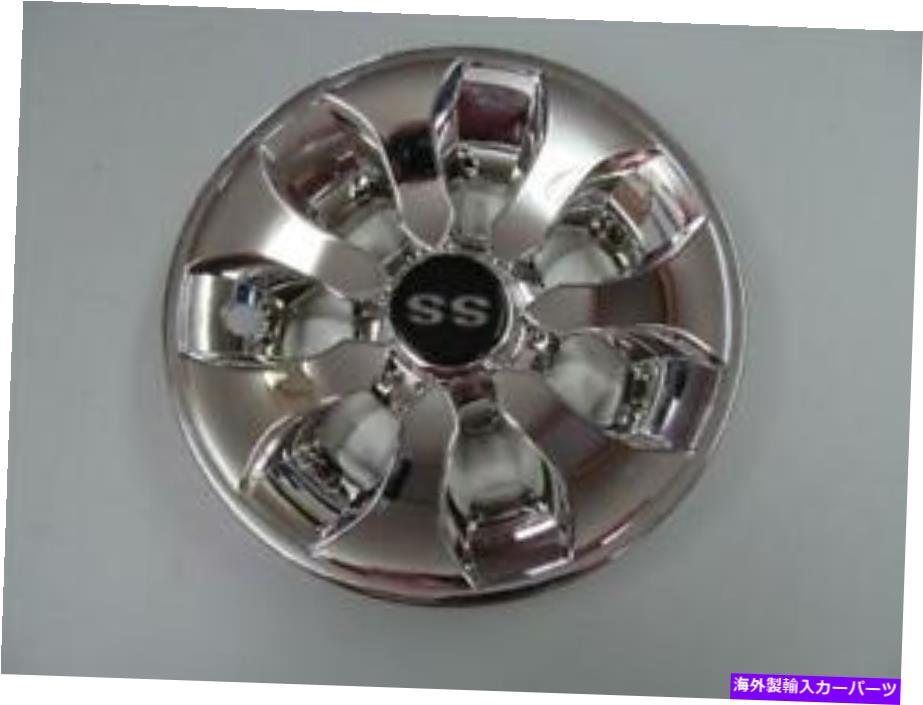 Wheel Covers Set of 4 4つの新しいSSクロームハブキャップホイールカバーフィットのゴルフカートセット8\