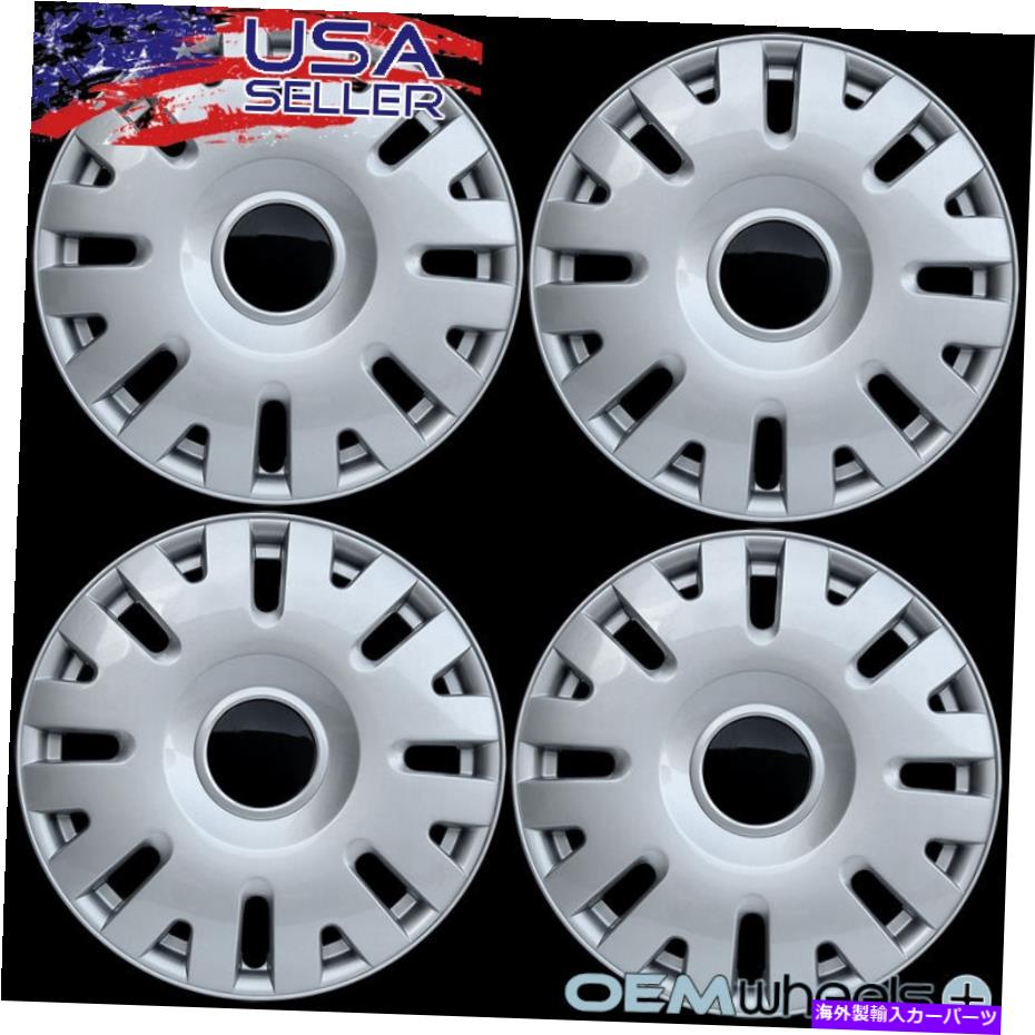 Wheel Covers Set of 4 4 NEW OEM SILVER 15\