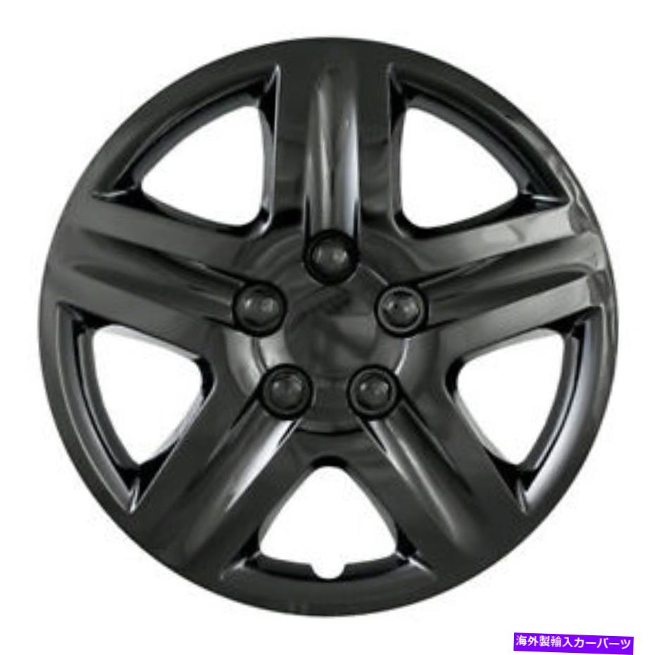 Wheel Covers Set of 4 全米IWC43118BLKホイールカバーセット Coast To Coast IWC43118BLK Wheel Cover Set 【並行輸入品】｜カスタムパーツ WORLD倉庫 40,755円