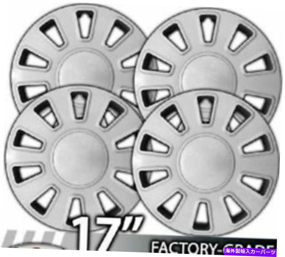 Wheel Covers Set of 4 17「」2006年から2011年クラウンビクトリアのために4プラスチックスリヴァーホイールカバーなしロゴの設定 17'' Set of 4 Plastic Sliver Wheel Cover No Logo For 2006-2011 Crown Victoria 【並行輸入品】