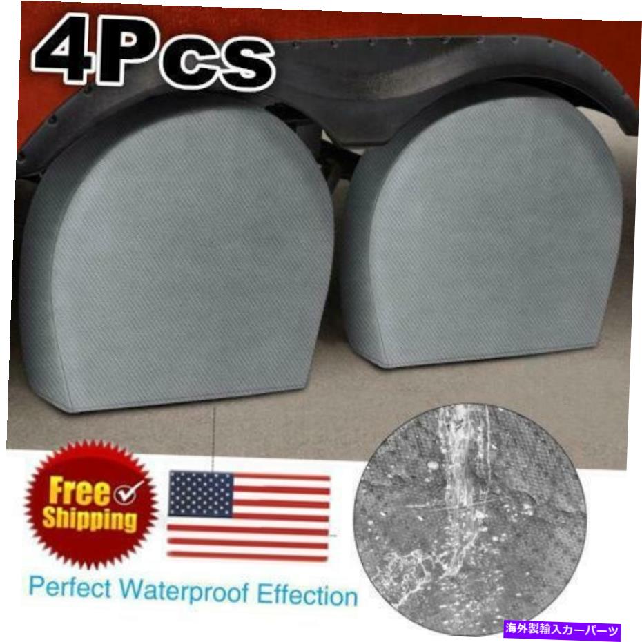 Wheel Covers Set of 4 4つのタイヤカバー29「-32」ホイールタイヤトラックRVトレーラーカンペール日プロテクター米国のセット Set Of 4 Tire Covers 29"-32" Wheel Tyre Truck RV Trailer Camper Sun Protector US 【並行輸入品】|カスタムパーツ WORLD倉庫