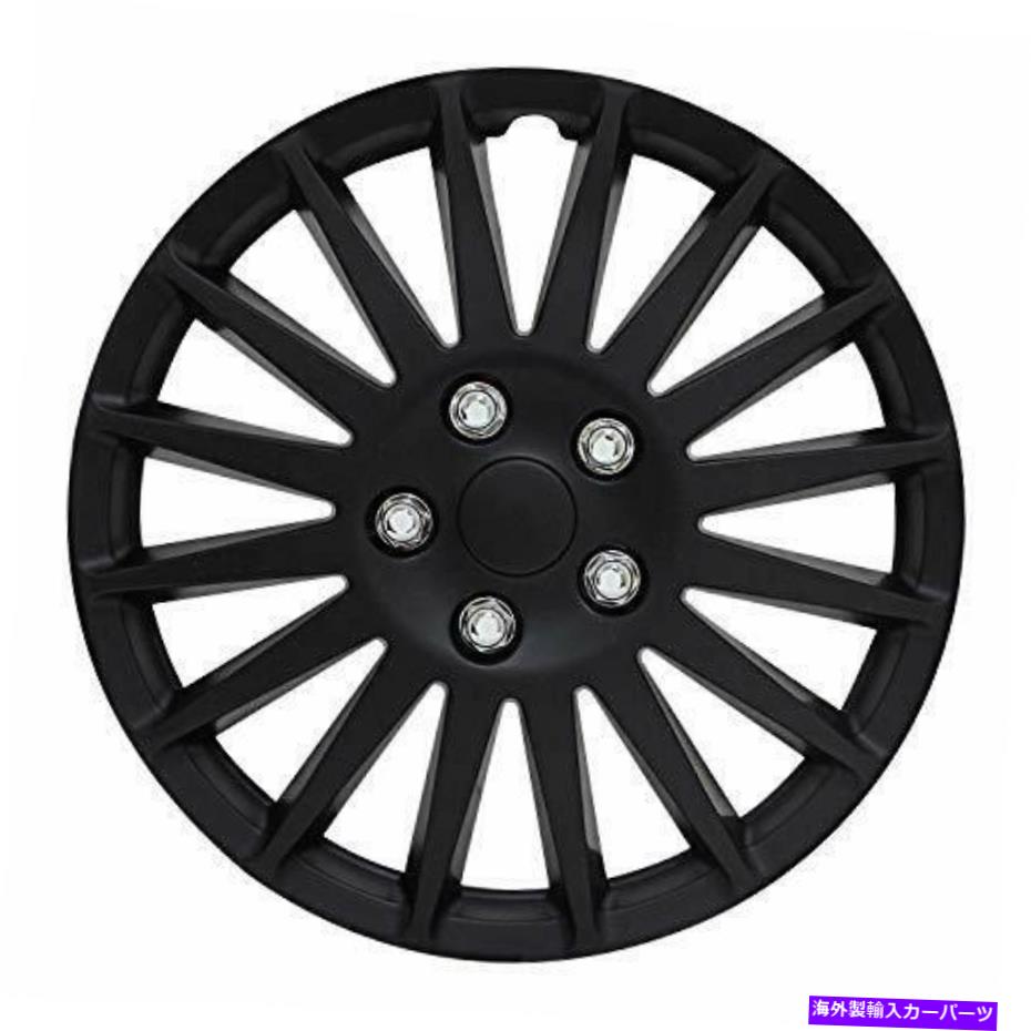 Wheel Covers Set of 4 パイロット自動車WH521-15C-Bオールブラック15\