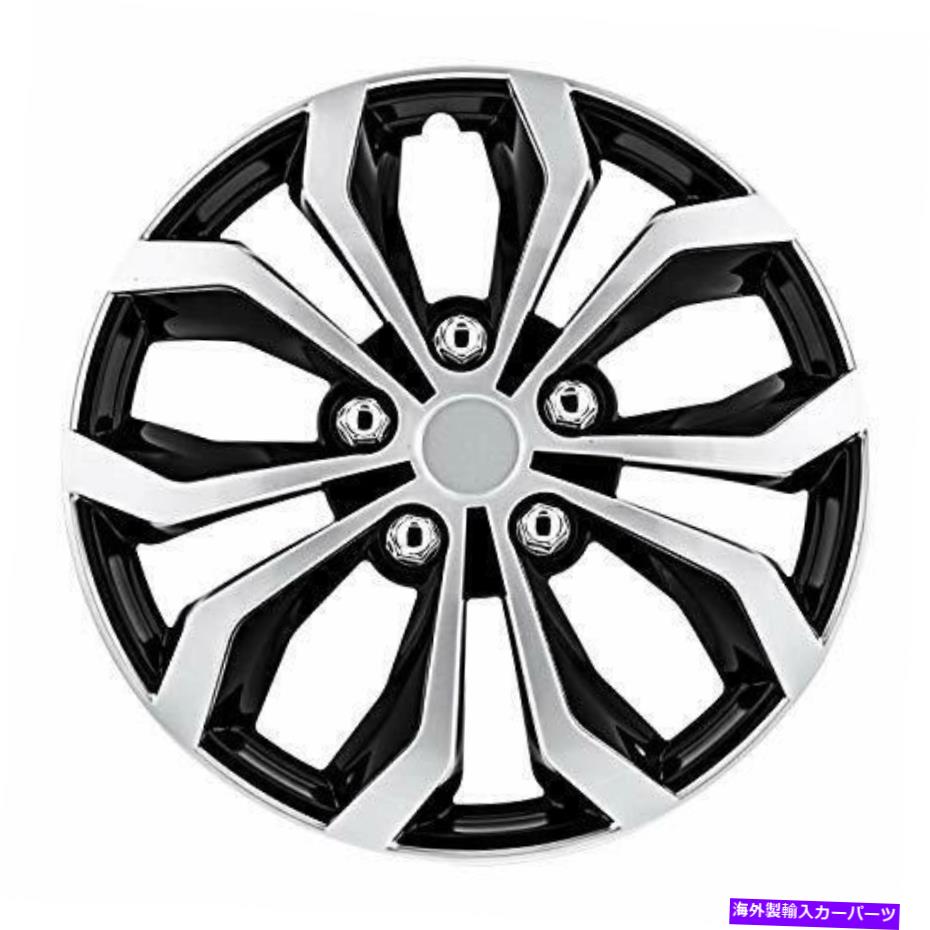 楽天市場】Wheel Covers Set of 4 ホイールカバー17インチブラック、4