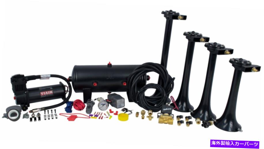 Train Horn HornBlasters指揮者の特別244ナイトメア版ラウド電車エアホーンキット HornBlasters Conductor's Special 244 Nightmare Edition Loud Train Air Horn Kit 【並行輸入品】