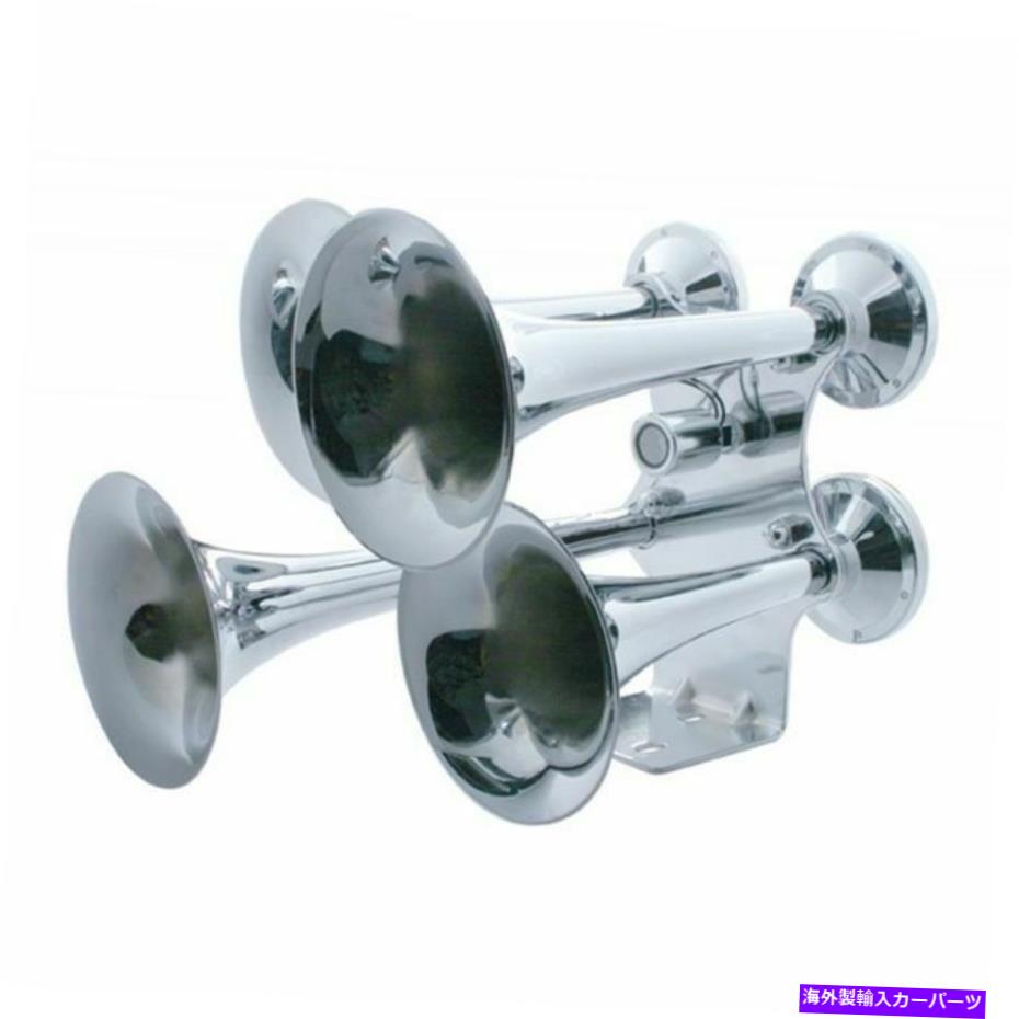 Train Horn 米パシフィック・クローム4トランペット列車ホーンスーパーラウド46130 United Pacific Chrome 4 Trumpet Train Horn Super Loud 46130 【並行輸入品】｜カスタムパーツ WORLD倉庫