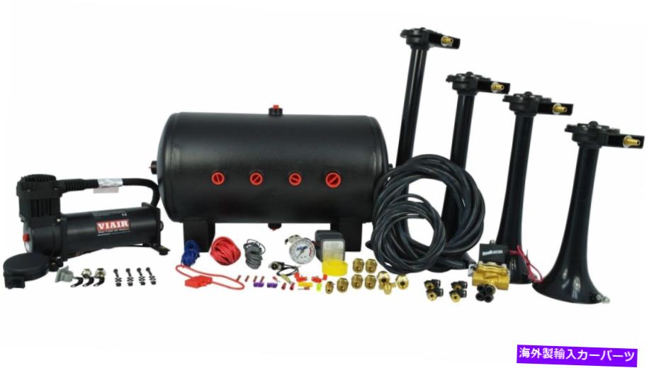 Train Horn HornBlasters指揮者の特別544Kナイトメア版ラウド電車エアホーンキット HornBlasters Conductor's Special 544K Nightmare Edition Loud Train Air Horn Kit 【並行輸入品】