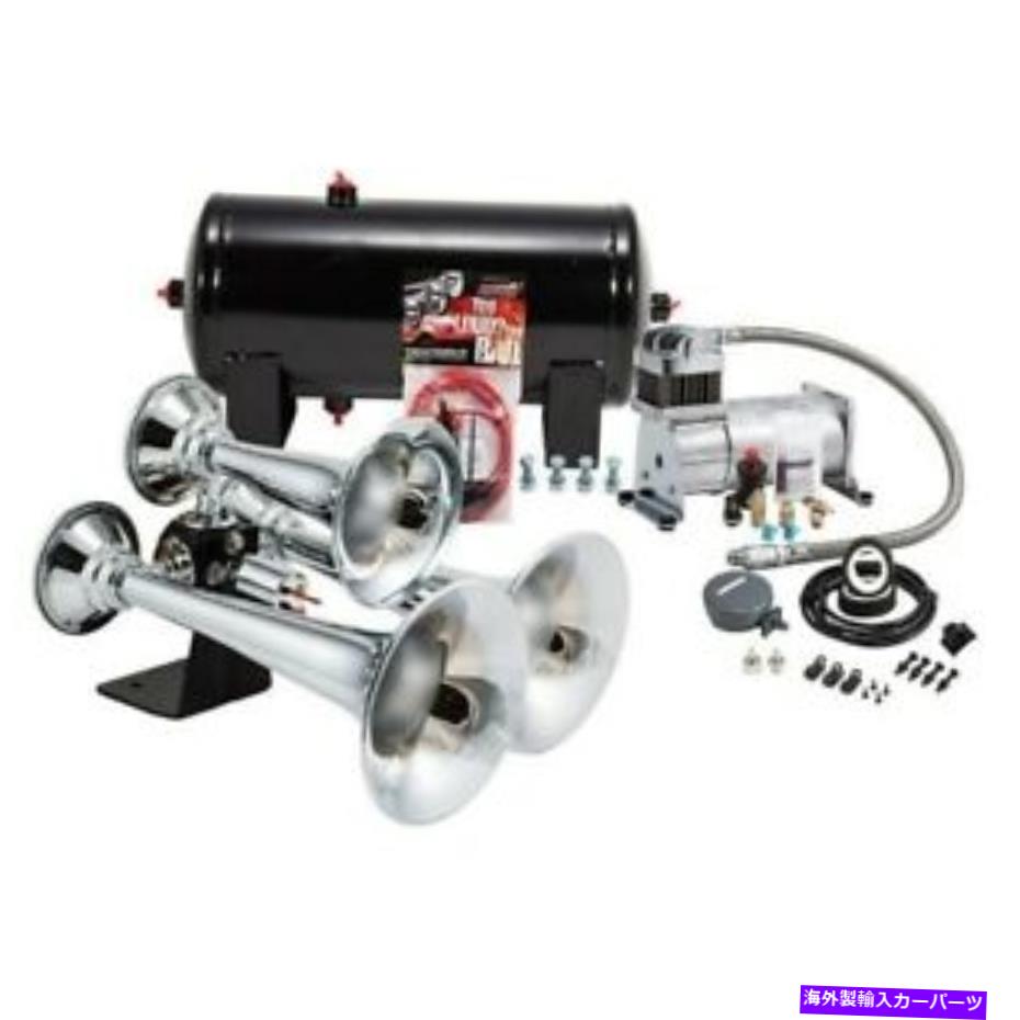 Train Horn Kleinn HK6はブラスタートリプルトレインホーンキット - ユニバーサルPRO Kleinn HK6 Pro Blaster Triple Train Horn Kit- Universal 【並行輸入品】