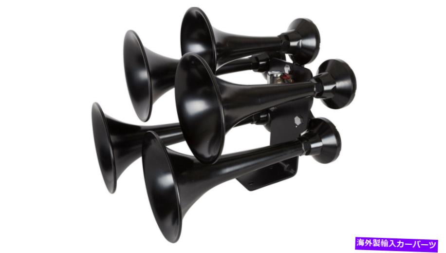 Train Horn セミや大型トラック用HornBlastersカトリーナ5トランペットラウドトレインエアホーンセット HornBlasters Katrina 5 Trumpet Loud Train Air Horn Set for Semi or Large Truck 【並行輸入品】|カスタムパーツ WORLD倉庫