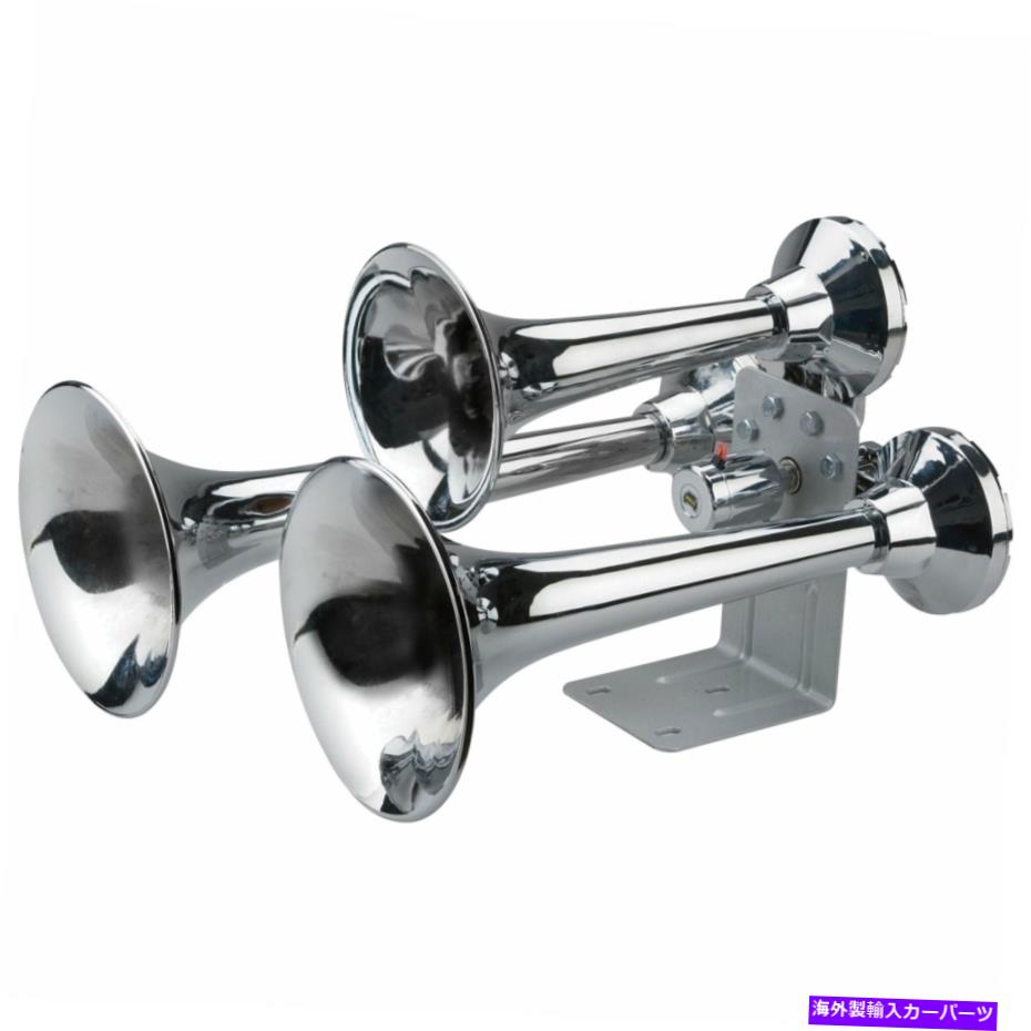 Train Horn Woloシベリアエクスプレストラックエアホーン - クローム＃850 Wolo Siberian Express Truck Air Horn-Chrome #850 【並行輸入品】