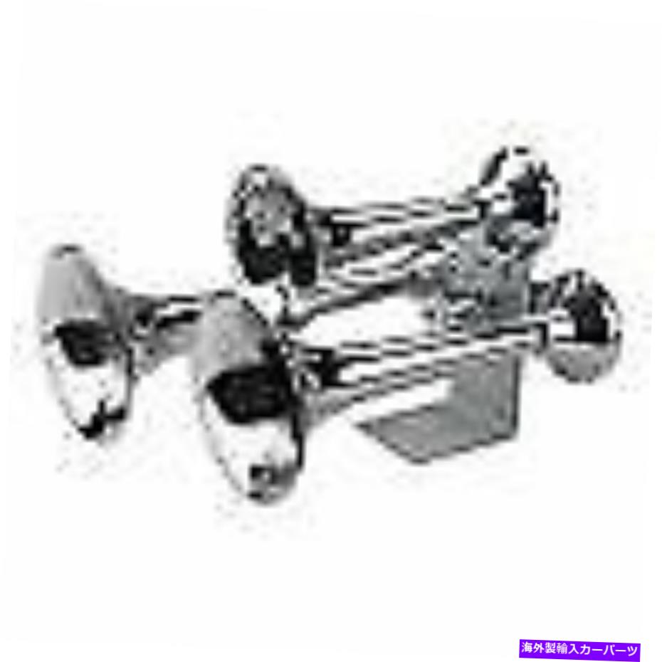Train Horn WOLO 850シベリアエクスプレスクロームトレインホーン。 12ボルト。 152デシベル WOLO 850 Siberian Express Chrome Train Horn; 12-Volt; 152 Decibels 【並行輸入品】