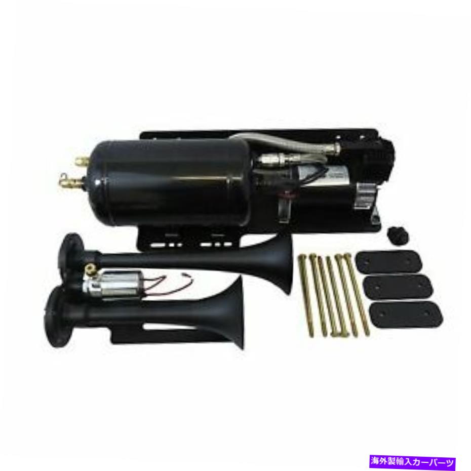 Train Horn Kleinnトレインホーン・トレイルブラスターデュアルエアホーンキットJEEPKIT-1 Kleinn Train Horns Trail Blaster Dual Air Horn Kit JEEPKIT-1 【並行輸入品】