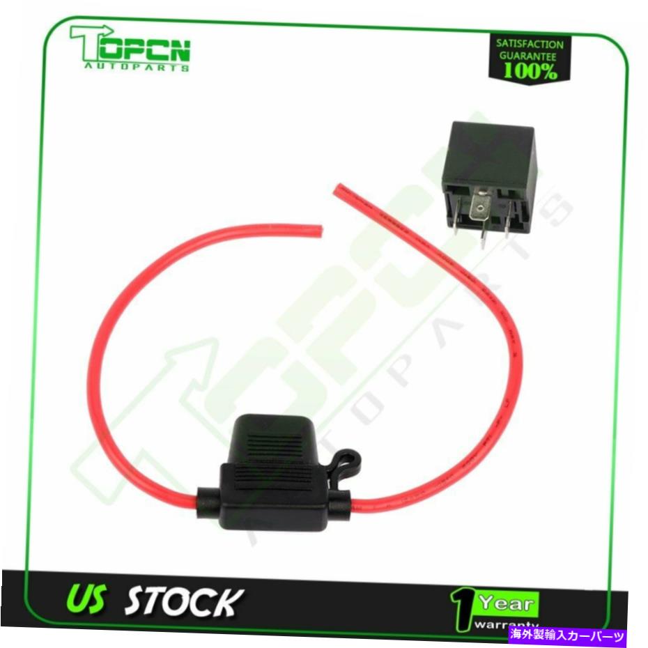 Train Horn 16ゲージレッド電線電車エアーホーンコンプレッサー4ピン12Vリレー 16 Gauge Red Electrical Wire Train Air Horn Compressor 4-Pin 12V Relay 【並行輸入品】