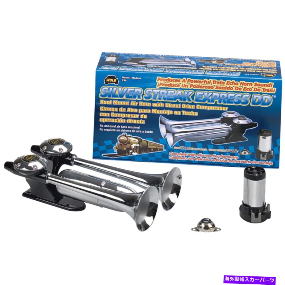 Train Horn Woloシルバーストリークトレインホーン-115デシベル＃836 Wolo Silver Streak Train Horn-115dB #836 【並行輸入品】｜カスタムパーツ WORLD倉庫 57,354円
