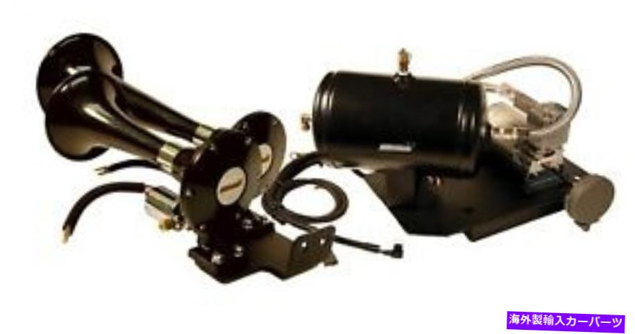 Train Horn Kleinn自動車エアホーンGMTRK-2シボレーシェーカーボンネット電車ホーンシステム Kleinn Automotive Air Horns GMTRK-2 Chevy Shaker Underhood Train Horn System 【並行輸入品】|カスタムパーツ WORLD倉庫