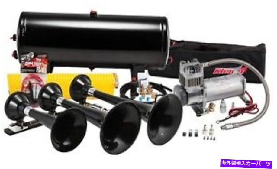 Train Horn Kleinn自動車エアホーンHK7プロブラスターABSトリプルトレインホーンキット Kleinn Automotive Air Horns HK7 Pro Blaster ABS Triple Train Horn Kit 【並行輸入品】