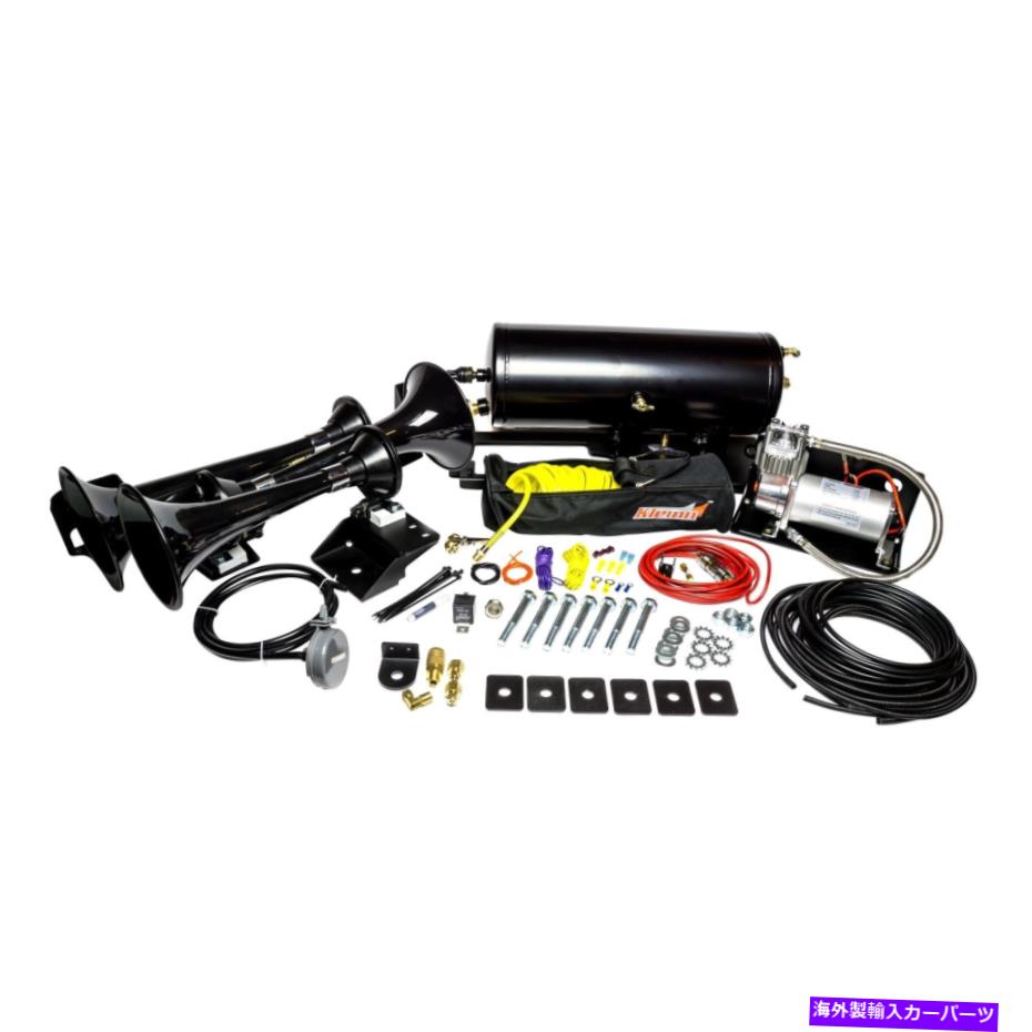 Train Horn ラム3500のための14-19オンボードエアシステム6350RCコンプレッサー＆230電車ホーンのw For Ram 3500 14-19 Onboard Air System w 6350RC Compressor & 230 Train Horn 【並行輸入品】