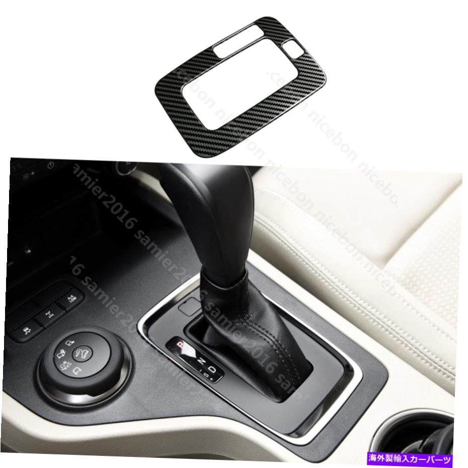 Carbon fiber Internal フォードレンジャーエベレストLHD用カーボンファイバーカラーインナーギアシフトパネルカバーフィット Carbon fiber color Inner Gear Shift Panel Cover fit for Ford Ranger Everest LHD 【並行輸入品】