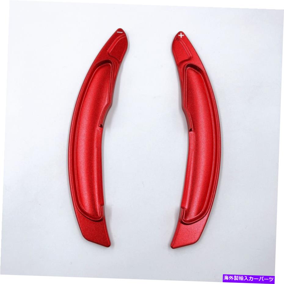 Steering Wheel Paddle Shifter 三菱ランサーエボXのために2個レッド新しいステアリングホイールのパドルシフター拡張 2Pcs Red New Steering Wheel Paddle Shifter Extension For Mitsubishi Lancer Evo X 【並行輸入品】