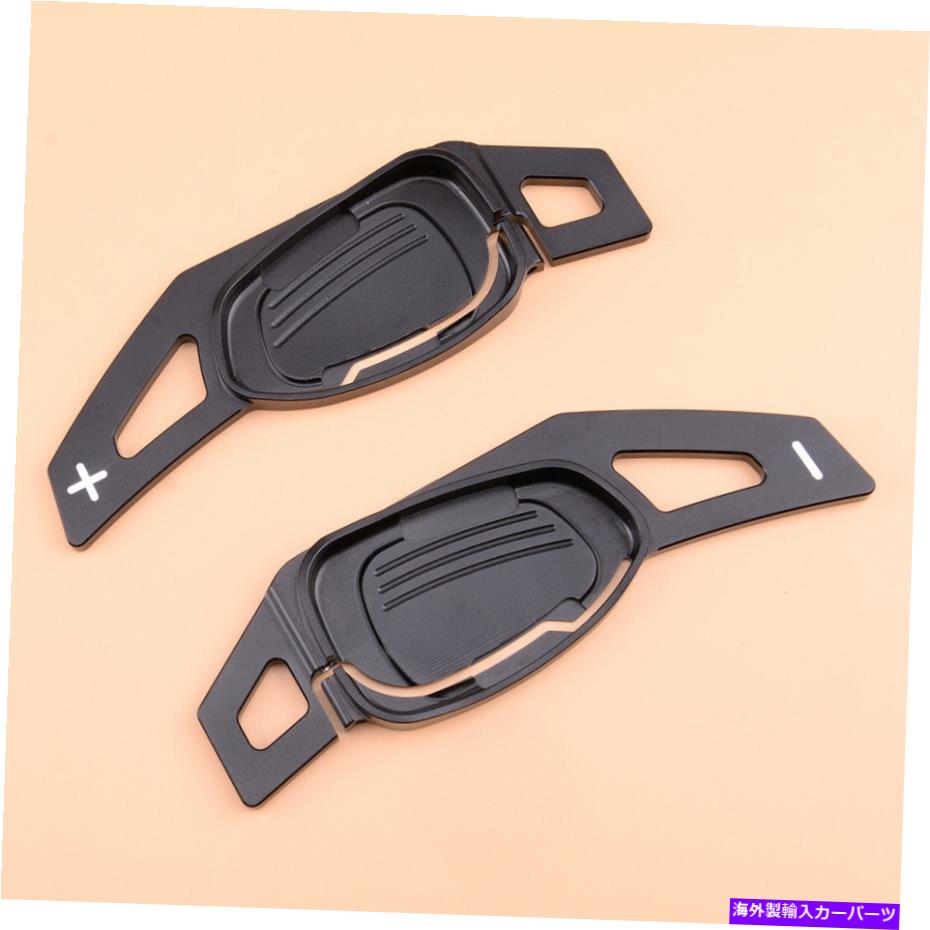 Steering Wheel Paddle Shifter アウディS3 S5 S6 SQ5 RS3 RS6のための2個ブラックステアリングホイールのシフトパドルシフターフィット 2pcs Black Steering Wheel Shift Paddle Shifter Fit for Audi S3 S5 S6 SQ5 RS3 RS6 【並行輸入品】