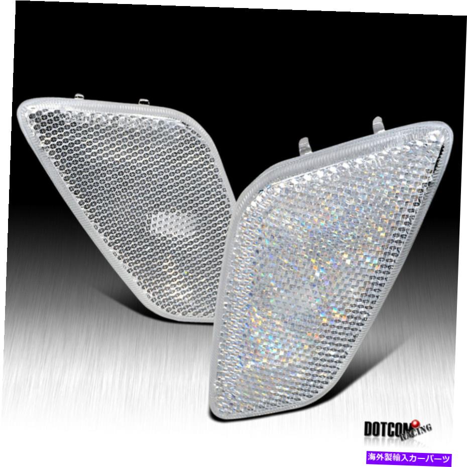 Side Marker 1997-2006のためのジープラングラーTJクリアサイドマーカー信号灯ランプ1997-2006 For 1997-2006 Jeep Wrangler TJ Clear Side Marker Signal Lights Lamps 1997-2006 【並行輸入品】
