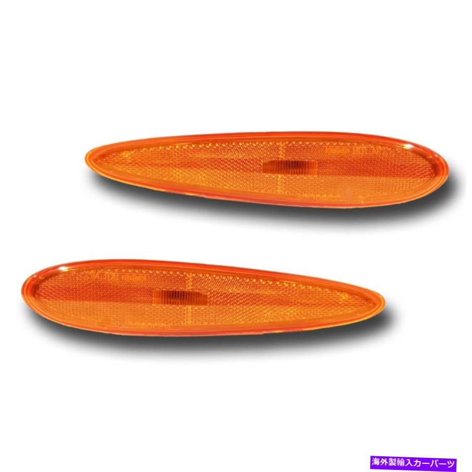 Side Marker はめあい00-03日産マキシマドライバー+助手席サイドマーカーライトアセンブリ1ペア Fits 00-03 Nissan Maxima Driver + Passenger Side Marker Light Assembly 1 Pair 【並行輸入品】