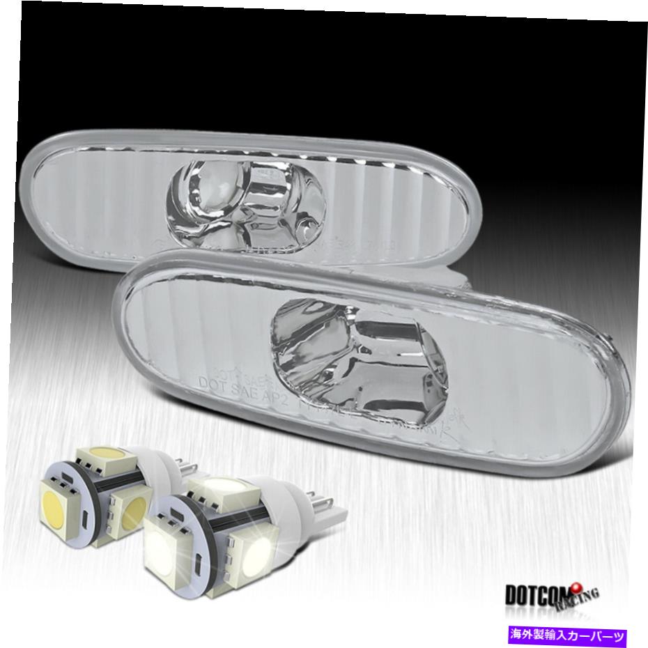 Side Marker フィット2000-2005トヨタセリカサイドマーカーライトバンパーW / 12V SMD LED電球ホワイト Fit 2000-2005 Toyota Celica Side Marker Bumper Lights W/12V SMD LED Bulbs White 【並行輸入品】