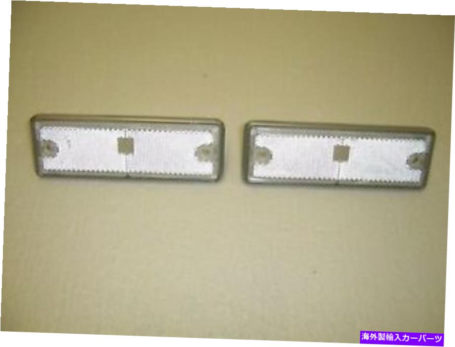 Side Marker リアサイドマーカーLENS CLEAR 2 NEW 1978 - 1987年のEL CAMINO EM1230.2 ^ REAR SIDE MARKER LENS CLEAR 2 NEW 1978 - 1987 EL CAMINO EM1230.2 ^ 【並行輸入品】