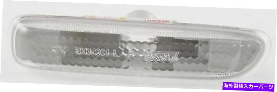Side Marker BMW 3シリーズBM2571107のための直接フィットフロント、右サイドクリアレンズサイドマーカー Direct Fit Front, Right Side Clear Lens Side Marker for BMW 3 Series BM2571107 【並行輸入品】