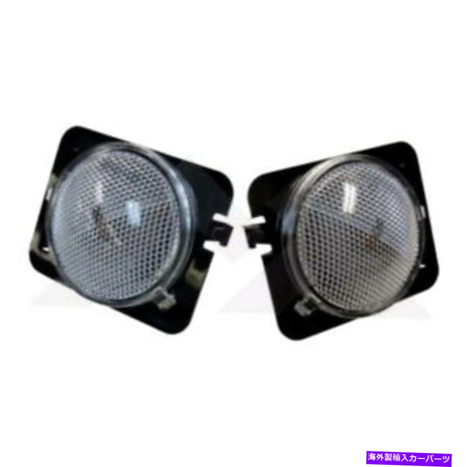 Side Marker ジープラングラーJK 2007-2016 RT28028クラウン用サイドマーカーライトキットクリア Side Marker Light Kit Clear for Jeep Wrangler JK 2007-2016 RT28028 Crown 【並行輸入品】 24,178円