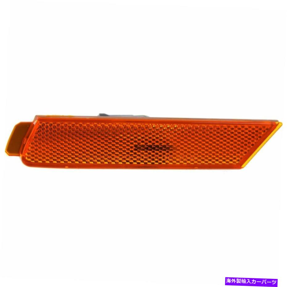 Side Marker 電球付き2010-2015シボレーカマロフロント左アンバーのためにサイドマーカー Side Marker For 2010-2015 Chevrolet Camaro Front Left Amber With Bulb 【並行輸入品】